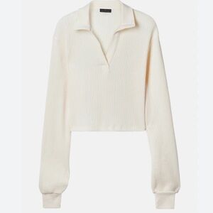 The Range jumbo stark long sleeved polo